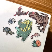 Image 4 of Mesozoic+Cenozoic Creatures Sticker Sheet copy