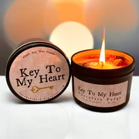 Image 3 of Key to My Heart Candle