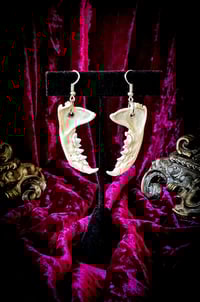 Image 2 of Mink Jawbone - Earrings