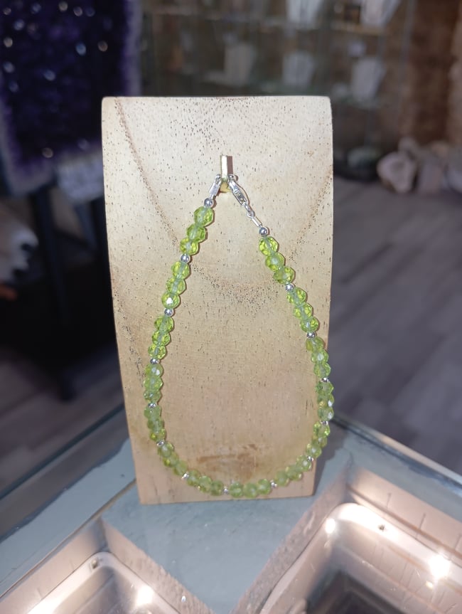 Bracelet péridot 4
