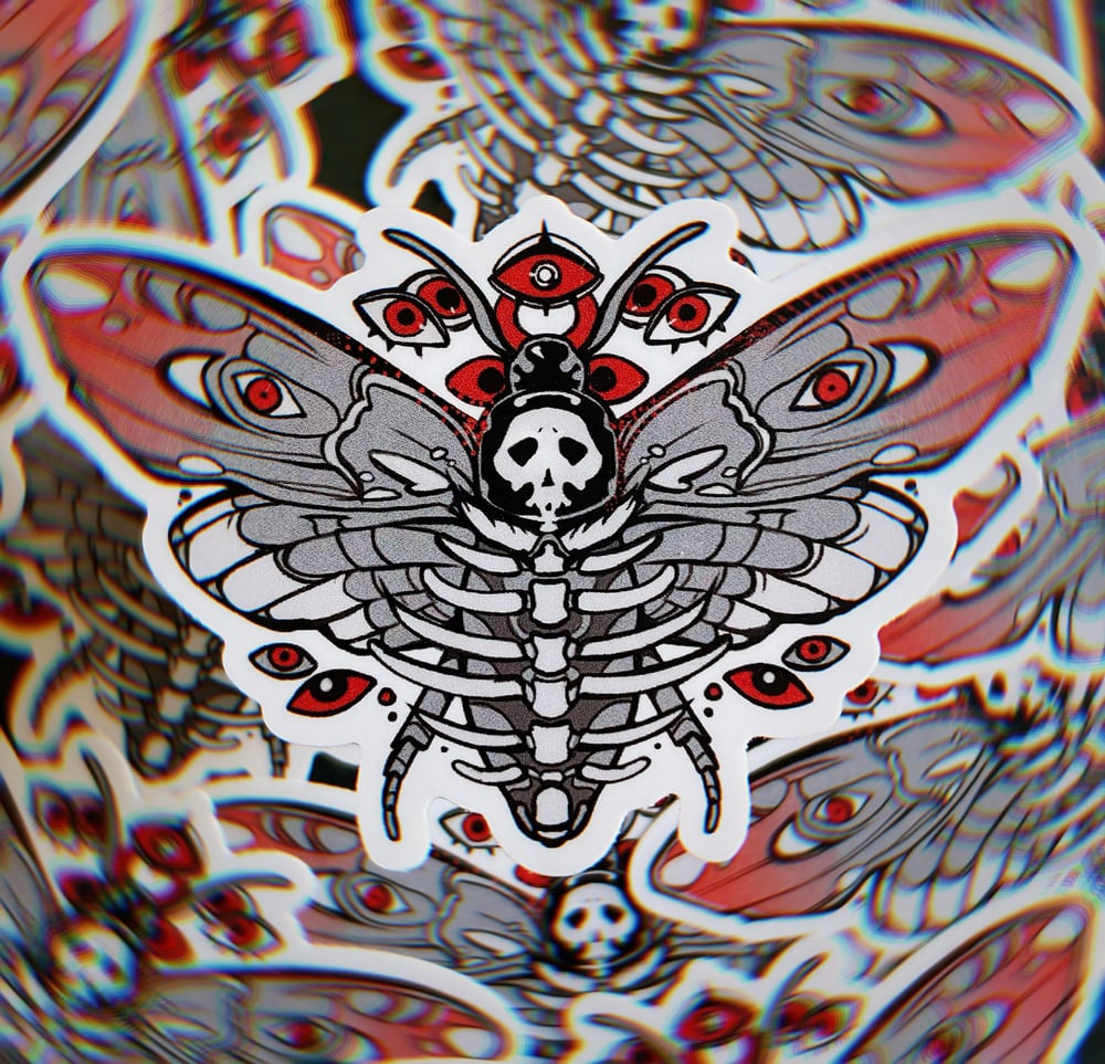 Hawkmoth Omen | Vinyl Sticker