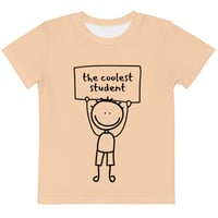 Image 1 of ZEN EXP - “Coolest Student” Kids crew neck t-shirt