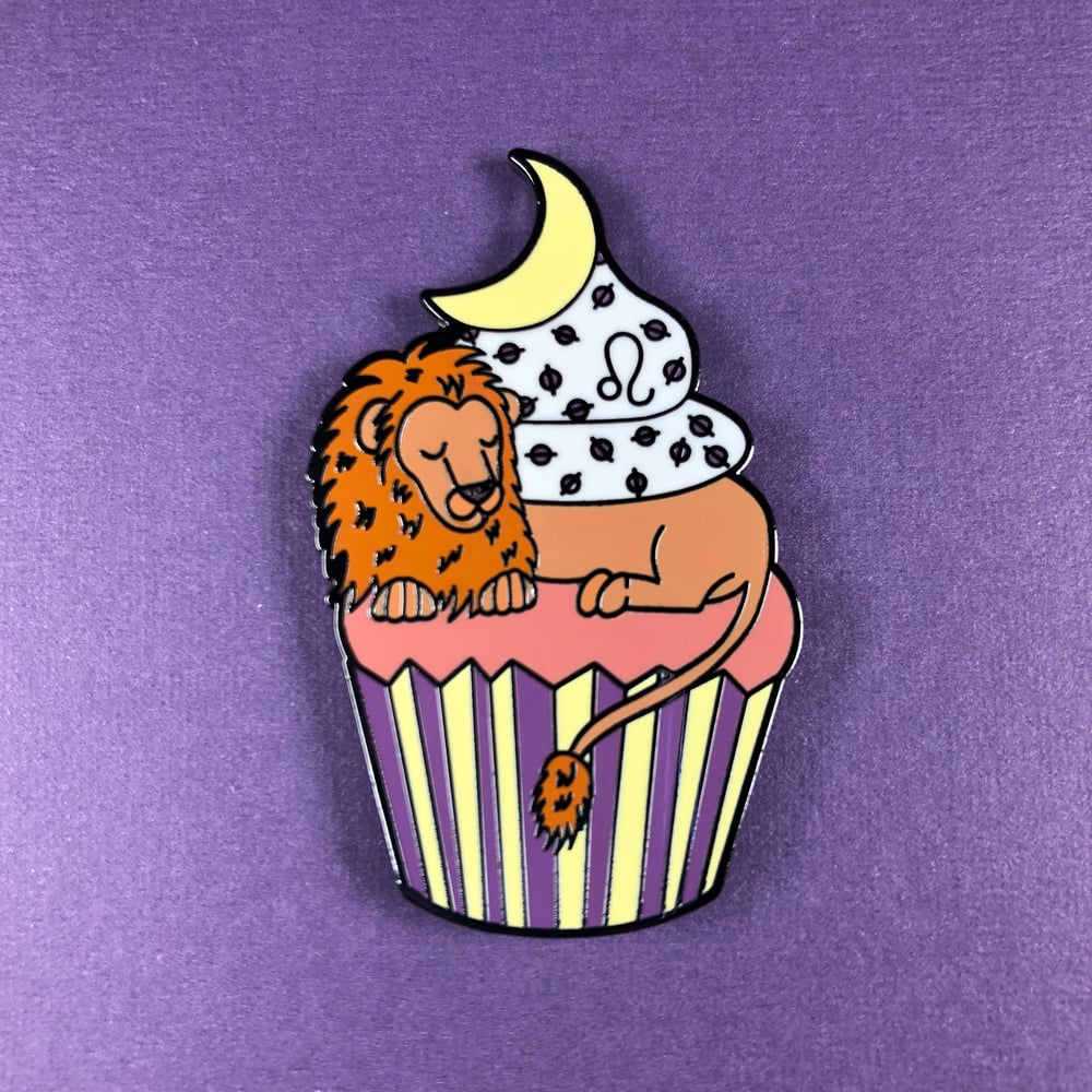 Image of Leo Cupcake Pin