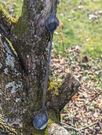 Image 1 of Forged to Order Calla Lily Cauldron Spoon