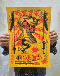 Image 2 of OSEES + Psychic Graveyard (gigposter Paris 2025)