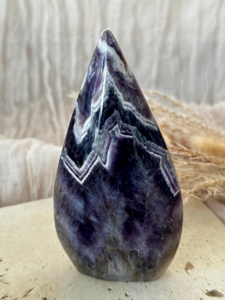 Image of Chevron Amethyst Teardrop