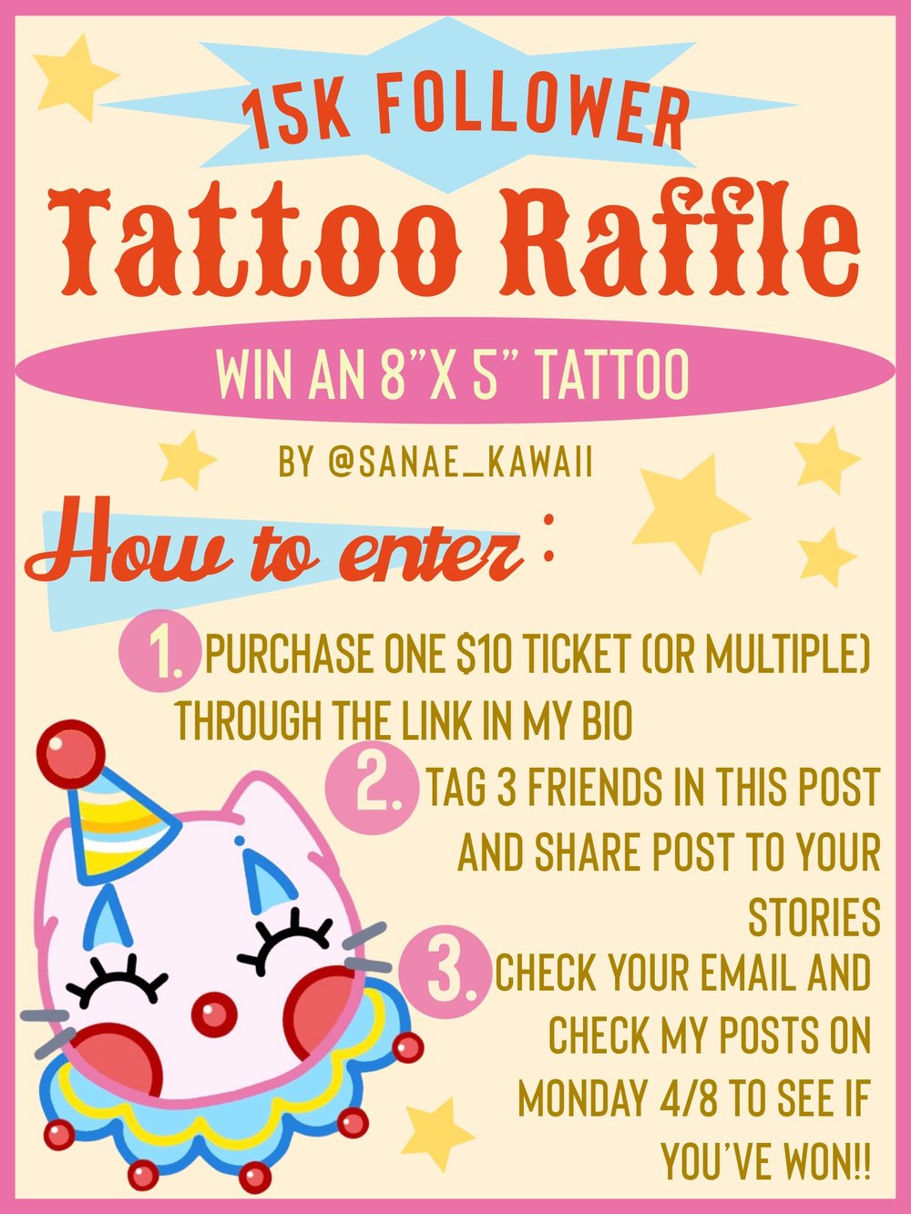 Image of 15k Follower Raffle