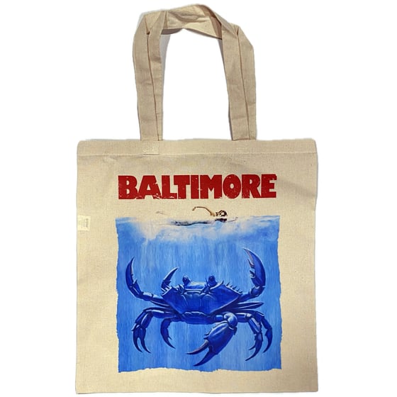 Image of Baltimore crabs tote