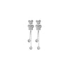 Silver Butterfly Earrings