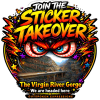 Virgin River Gorge 3” sticker 