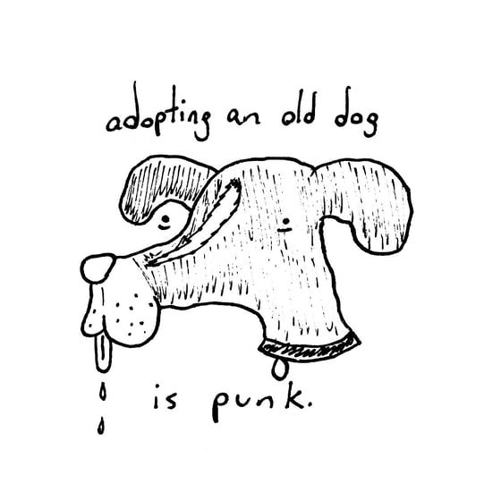 Image of Old Dog Sticker