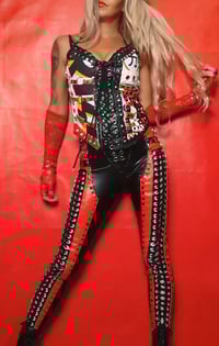 Image 1 of KISS LACE UP STRUTTER TOP