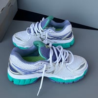 Image 2 of Asics Gel Nimbus 16 Aqua Blue 2 sizes: us7/eu38, us9/eu40.5