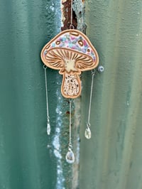 Mushroom suncatcher-unicorn 