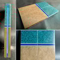 Image 1 of Grip-tec & Richlite Micarta Segmented Knife Scales