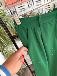 Image 3 of Green wide leg pants 
