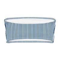 Image 2 of Blue Striped Bandeau Bottom
