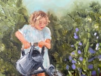 Image 3 of Watering the seeds-  original painting 