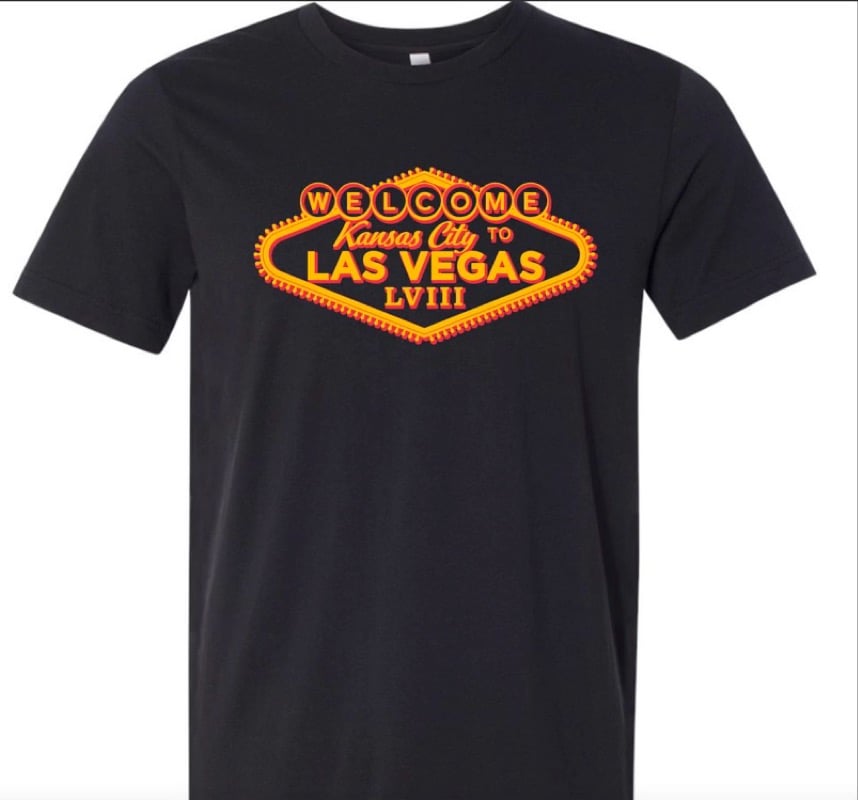 Image of LVIII Vegas Sign T-Shirt