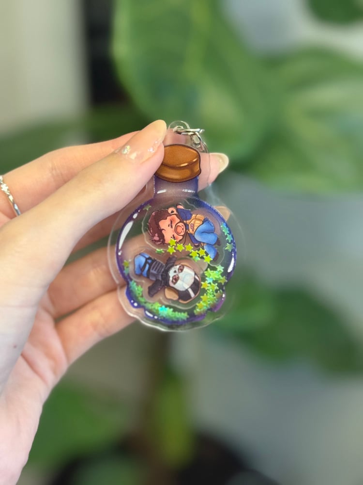 Image of Ghost & Soap Potion Shaker Keychain