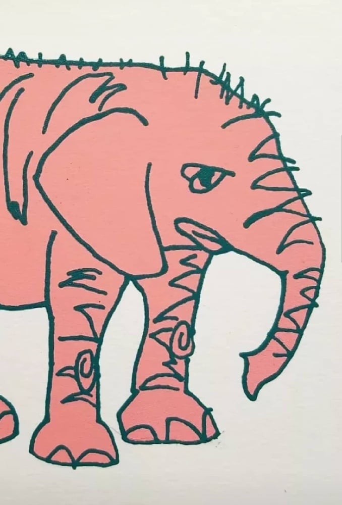 Baby Elephant Print Image 2
