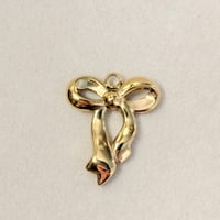 Gold Bow Charm 