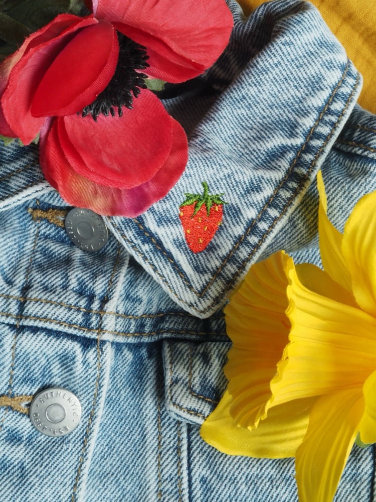 Image of PLEASE READ DESCRIPTION Upcycled send in, Denim Jacket 