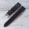 Classic Black Wild Pigskin Strap