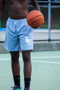 Image 3 of Ice Blue "LU" Short 