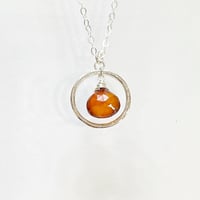 Image 4 of Orbital Chalcedony Necklace 