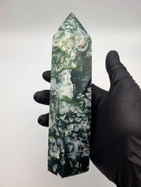 Image 3 of Moss Agate Medium Crystal Towers - 3 Styles