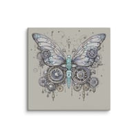 Image 3 of Steampunk Butterfly Canvas