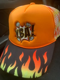 Image 1 of YBA Trucker hat (Flame)