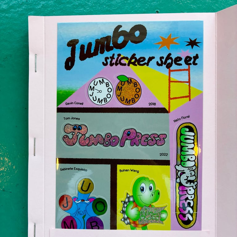 Jumbo Logos 1885-2026 by Jumbo Press - WITH STICKER SHEET Image 2