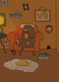 “Pudding’s Evening” by Fern Garn