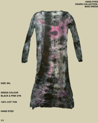 Image 1 of HAND DYED ODARO COLLECTION MAXI DRESS