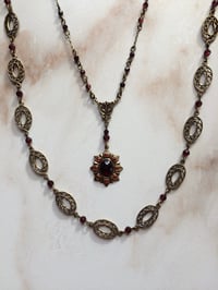 Image 5 of THE ‘LUCIA’ GARNET NECKLACE 