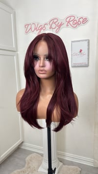 Image 14 of Cherry curtain bangs luxury (ready to ship) 