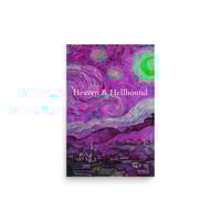 Starry Night Nuclear Fuchsia Poster