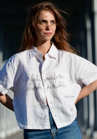Image 1 of Chemise crop « le rêve »