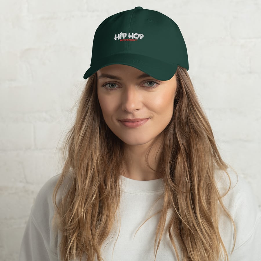 Image of CLASSIC DAD HAT - YUPOONG 6245CM WITH THE OFFICIAL HIP HOP MOVEMENT LOGO