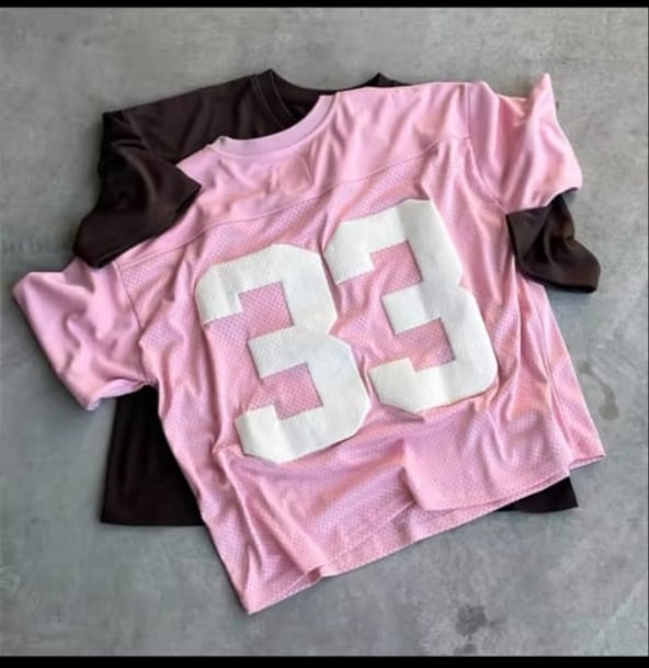 Image of Y2K Streetwear Unisex Retro football jersey