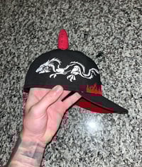 Image 5 of RED BRIM TAMPA BAY RAYS CUSTOM FITTED CAP