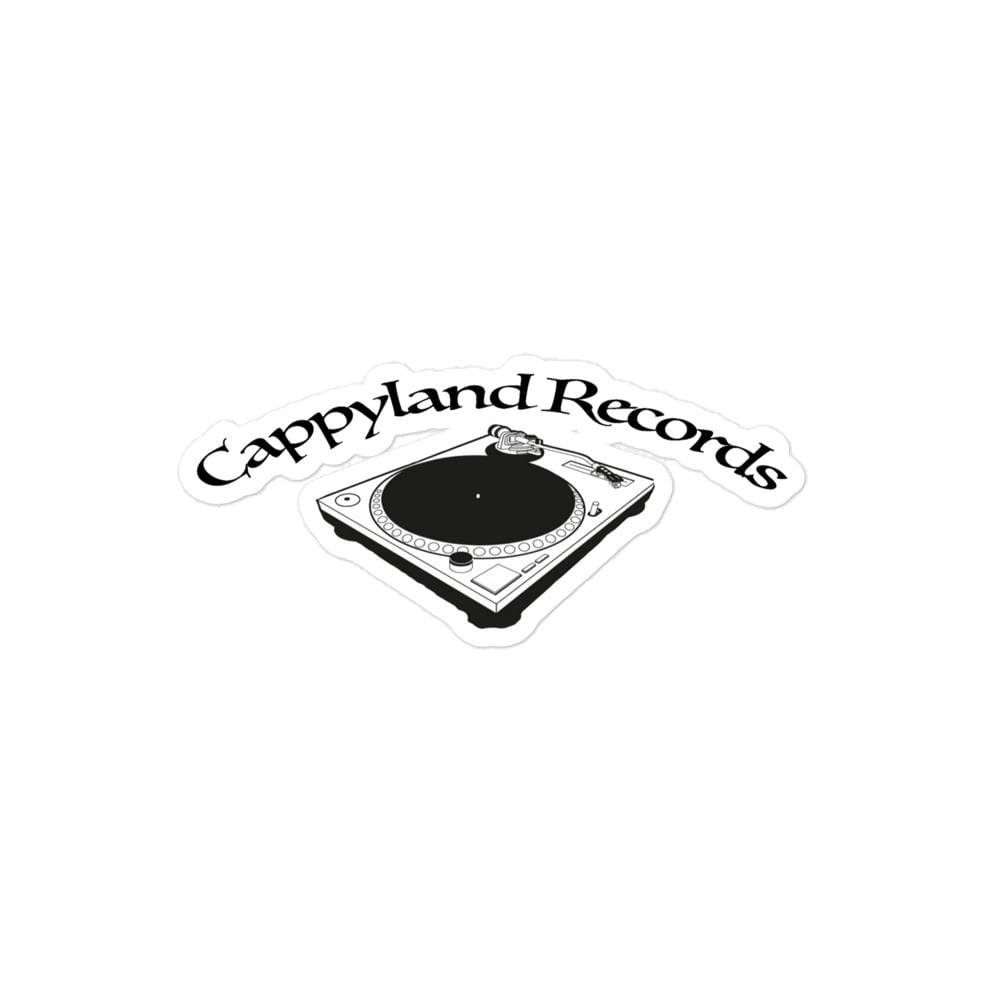 Cappyland Turntable Sticker