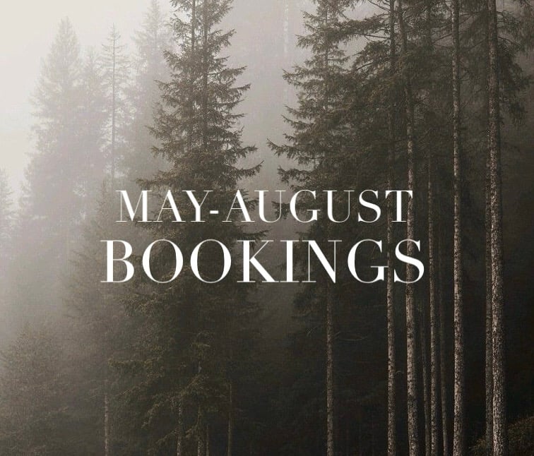 Image of May - August Booking