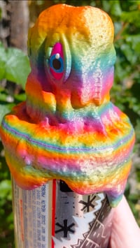Image 2 of Pride Fundraiser Brewdorah Can Topper Buddy with Metal Straw