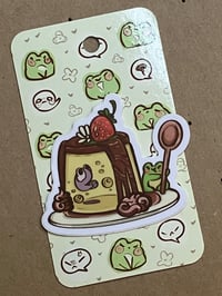 Pudding froggo: Vinyl Sticker 2 in