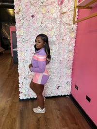 Image 3 of purple, pink & white 3pc