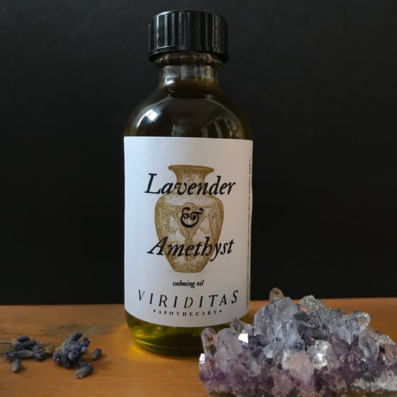 Image of Lavender & Amethyst Calming Oil