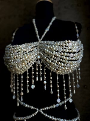 Image of Pearl Beaded Bralette DD-DDD